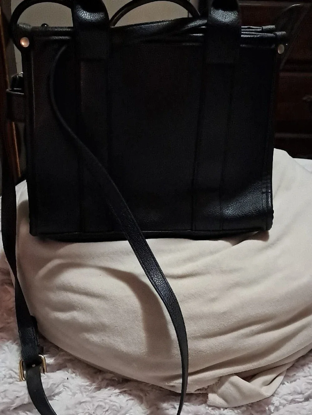 Unbranded Black 'The Tote Bag' Structured Shoulder Tote